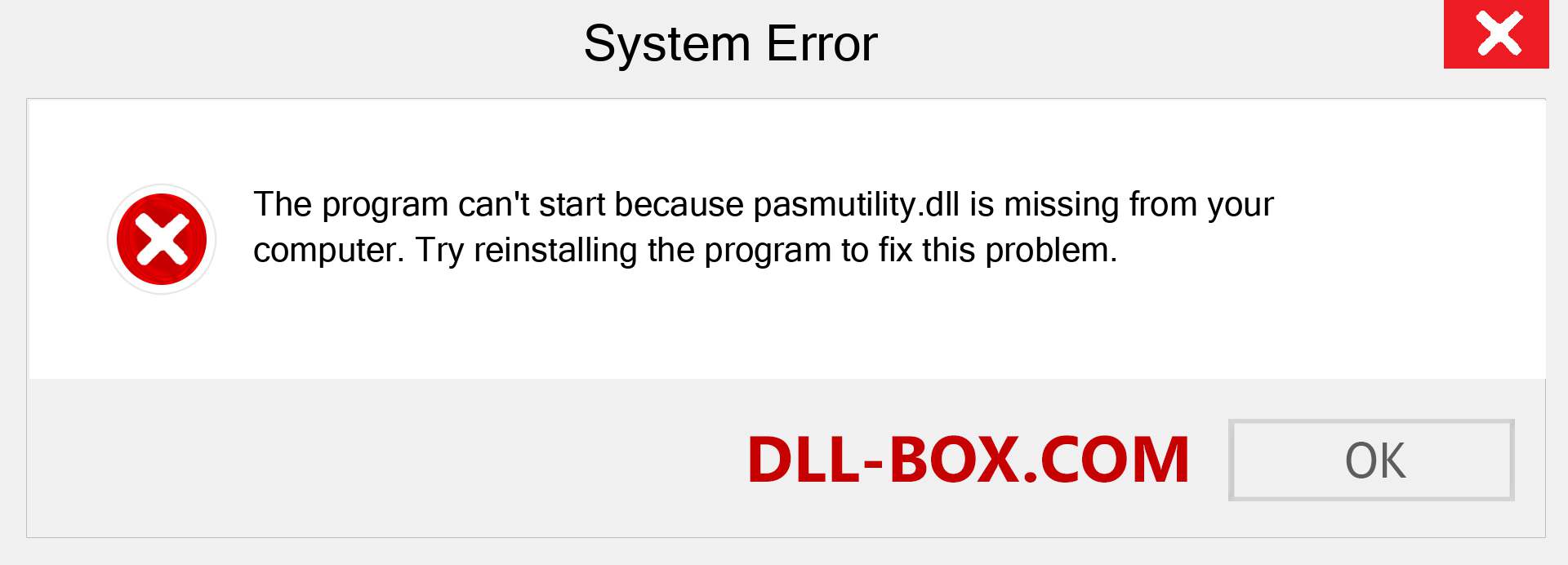  pasmutility.dll file is missing?. Download for Windows 7, 8, 10 - Fix  pasmutility dll Missing Error on Windows, photos, images